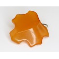 veche brosa " amber bakelite" . Rusia. anii'50